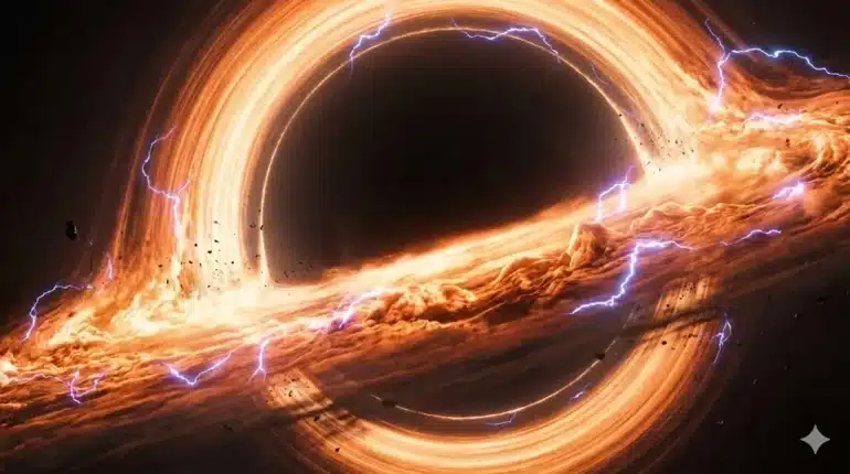 on a craqué le code lumière des trous noirs