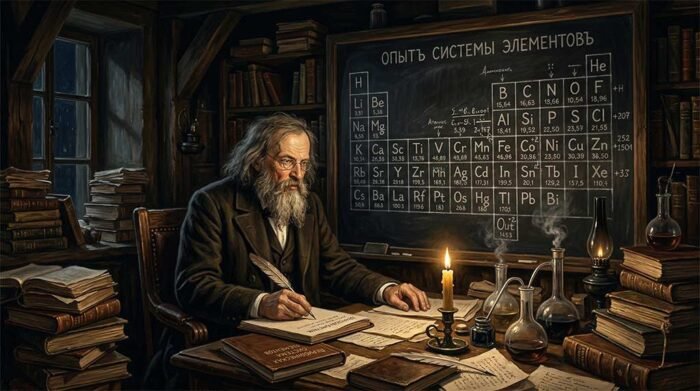 le tableau périodique interactif de mendeleïev